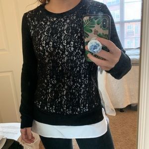 Vera Wang Lace Sweater